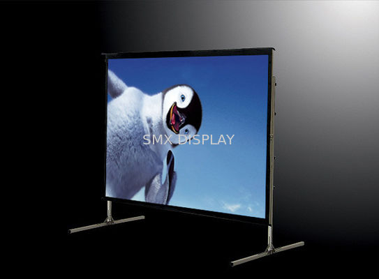 คุณภาพ หน้าจอโปรเจคเตอร์ขนาด 100 นิ้วจอเฟ็ตอย่างรวดเร็วเพื่อการศึกษางานปาร์ตี้คอนเสิร์ต โรงงาน