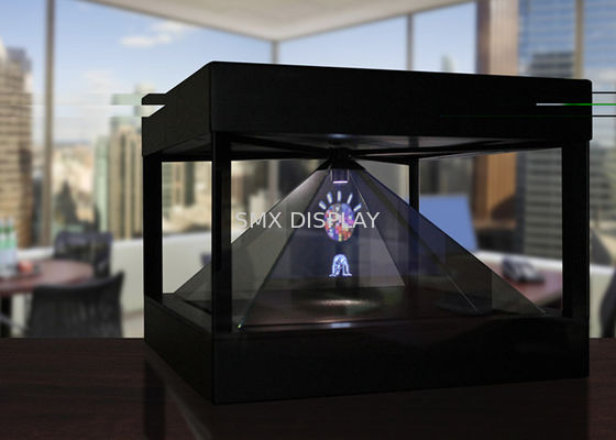 คุณภาพ กล่องโฮโลแกรม Holographic Pyramid 3D สำหรับการนำเสนอผลิตภัณฑ์ดูจาก 4 ด้าน โรงงาน
