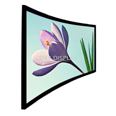 คุณภาพ 180 '' จอไวด์สกรีนสีเทา / สีเทาที่ยืดหยุ่นพร้อมด้วยกระดาษสีสดใสสำหรับเหตุการณ์ โรงงาน