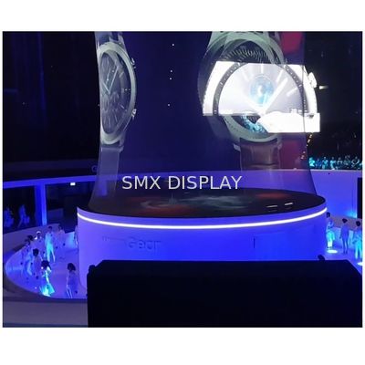คุณภาพ 360 องศา 3D Holographic Projector Screen หน้าจอโฮโลแกรมตาข่ายสำหรับการแสดงใหญ่ โรงงาน