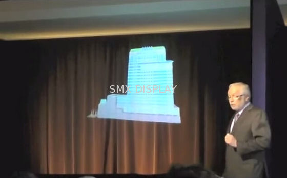 คุณภาพ Musion Eyeliner 3D Holographic Laser Projection System Display , HD Video Based โรงงาน