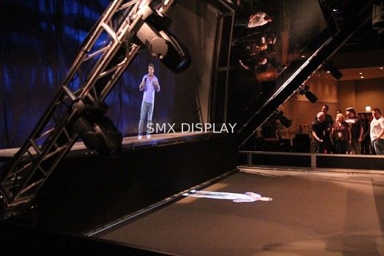 คุณภาพ Digital Interactive Holographic Projection System For Large Stage , Holo Film โรงงาน