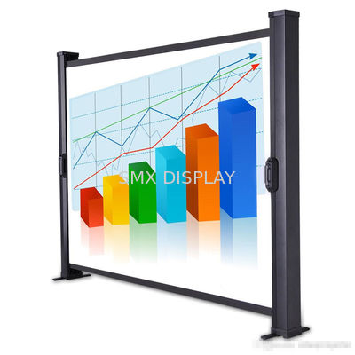 คุณภาพ 40" Mobile Portable Projection Screens Desktop Portable Projector Screen โรงงาน