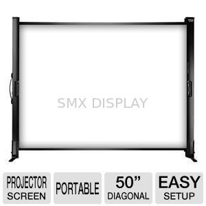 คุณภาพ Electric Fixed Projection Screens For Tabletop Presentation , Retractable โรงงาน