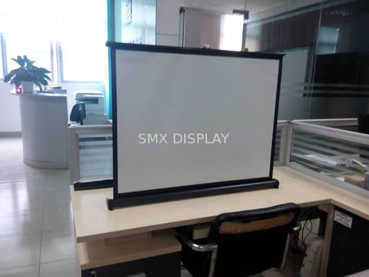 คุณภาพ Portable Motorized 40" Projection Screens Fabric , Hd Projector Screen โรงงาน