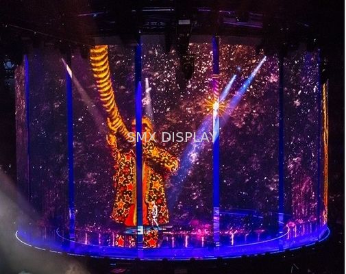 คุณภาพ หน้าจอตาข่ายโฮโลแกรม Holo Gauze แบบโต้ตอบสำหรับโปรเจคเตอร์โฮโลแกรม 3 มิติ โรงงาน