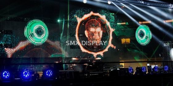 คุณภาพ วัสดุโพลีอะมายด์หน้าจอตาข่าย 3D Hologauze สำหรับการแสดงบนเวทีเหตุการณ์ โรงงาน